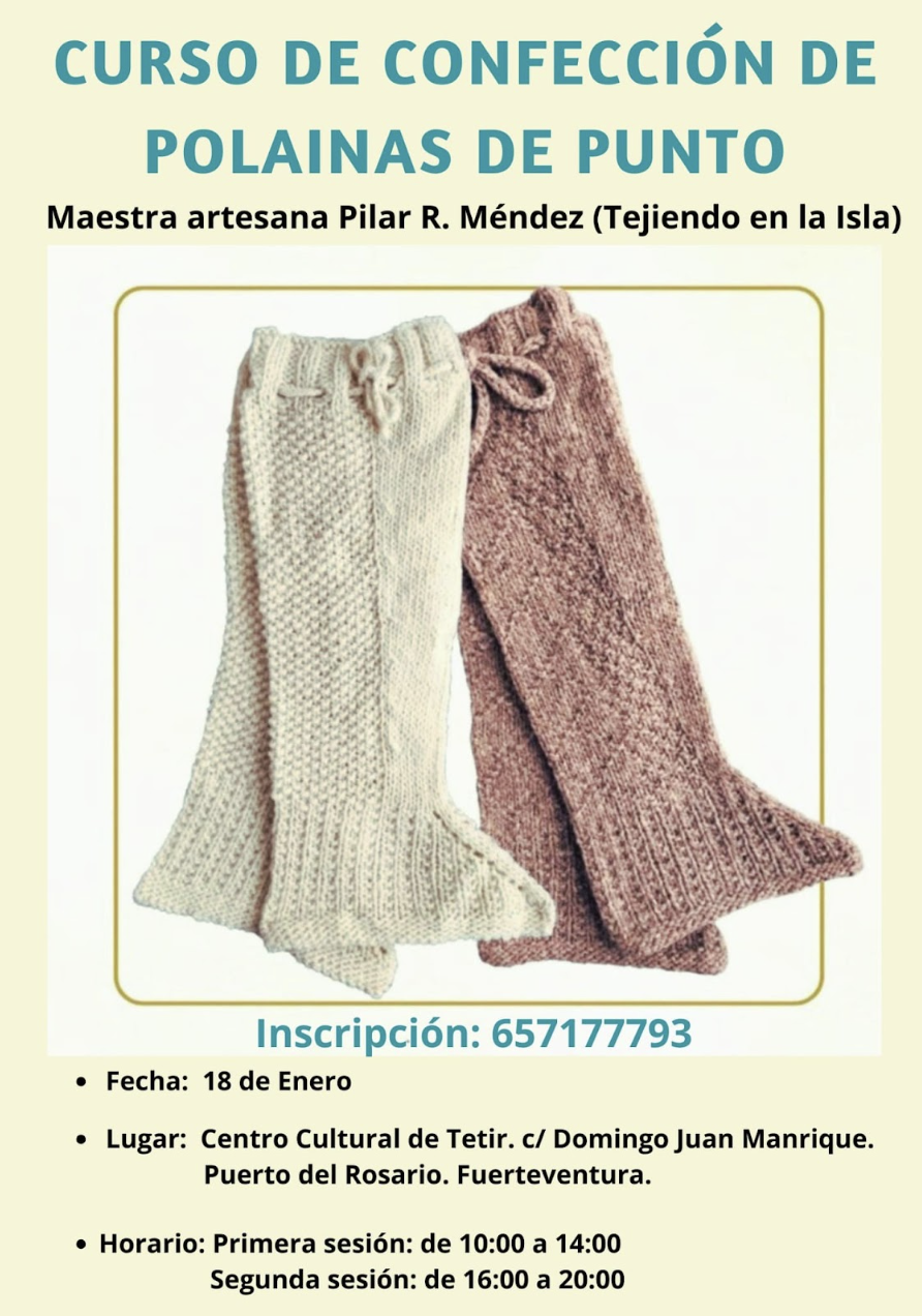 Curso de Confección de Polainas de Punto